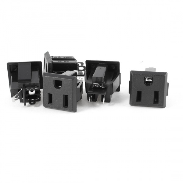 File:Amazon uxcell 5pcs 125V 15A 3-pin Panel Mount Power Outlets Stock Photo.jpg